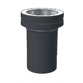 Декоративный переходник Permeter Эстет 25 черный, D 200/250 мм