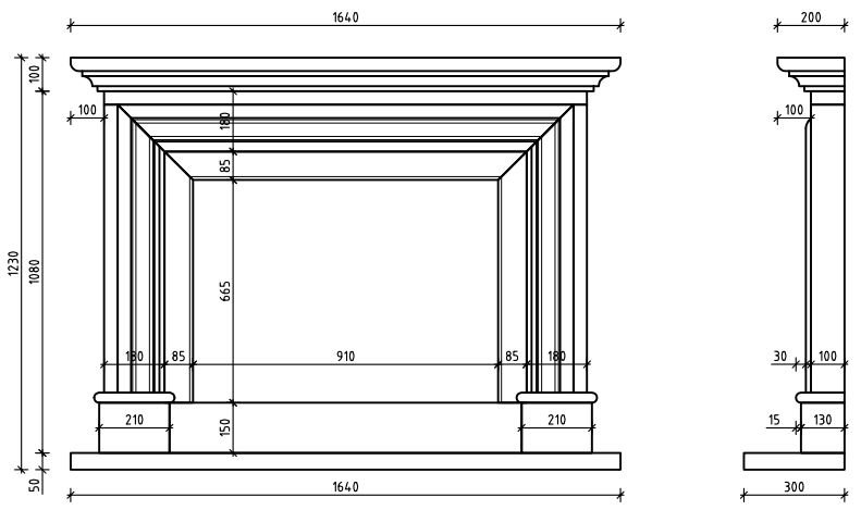 Каминная облицовка Sunhill Locarno