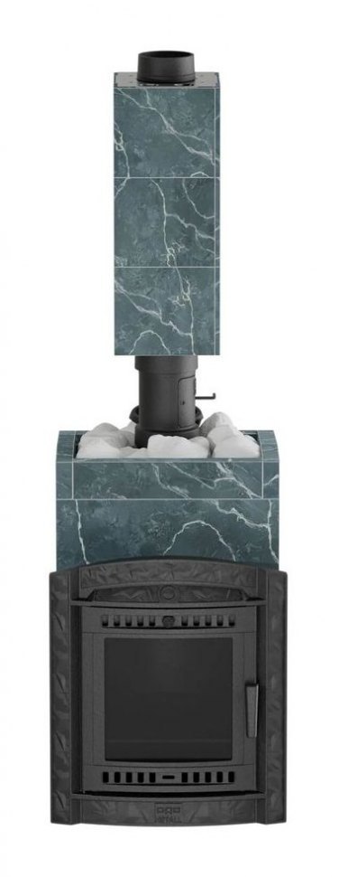 Банная печь Атмосфера L в облицовке Талькохлорит 