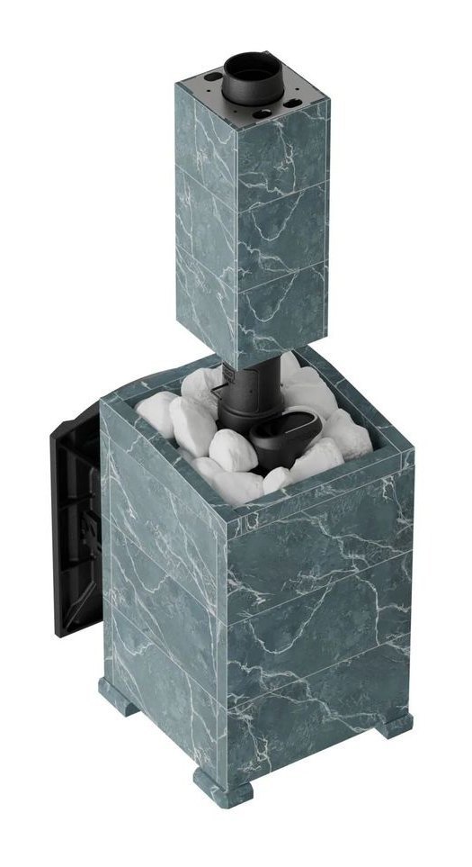 Банная печь Атмосфера L в облицовке Талькохлорит 