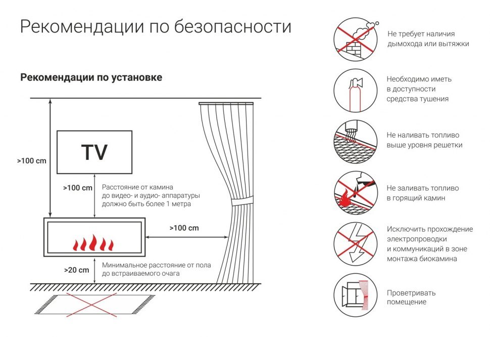 Биокамин Lux Fire Фронтальный 1100 M