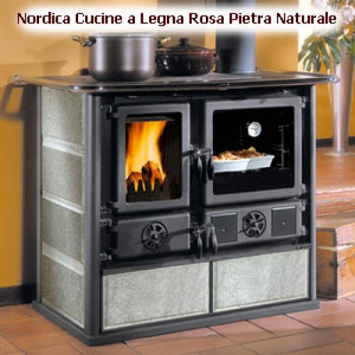 Чугунная отопительно варочная печь La Nordica TermoRosa D.S.A.