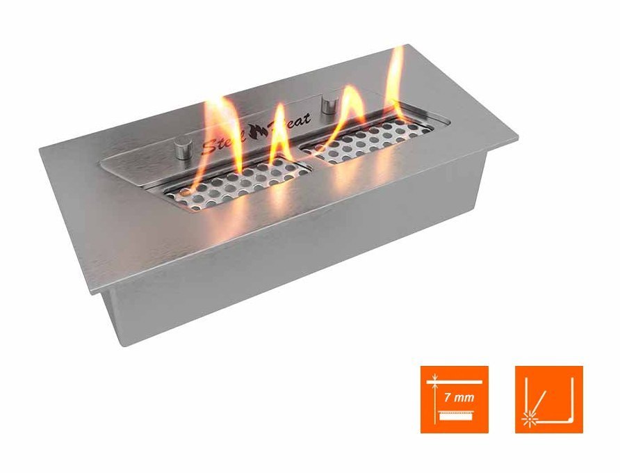 Биокамин напольный SteelHeat TETRISE 500 черный