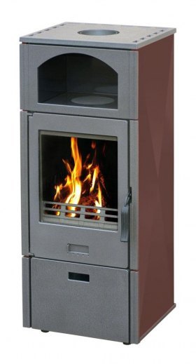 Печь LAGUNA, эмалированная, коричневая (Plamen)