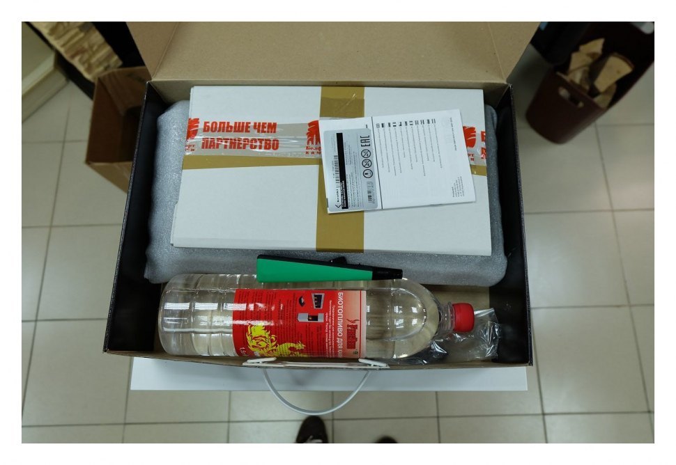 Набор с биокамином GALINA, биотопливом и зажигалкой