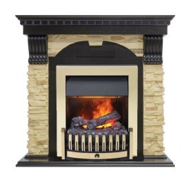 Каминокомплект Dublin - Вегне / Сланец с очагом Danville Brass FB2