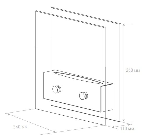 Биокамин Silver Smith Simple Black