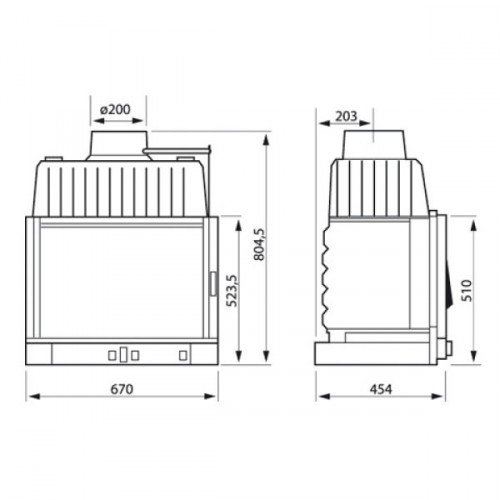Каминная топка Supra Altima 105