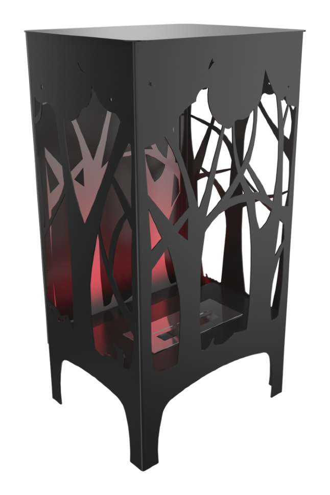 Биокамин Kratki Foxtrot с подсветкой LED