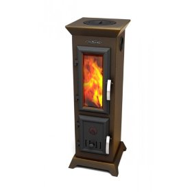 Печь-камин TMF Статика Тетра Мини черная бронза