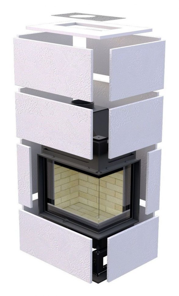 Печь-камин Астов APLIT П2С 700 R