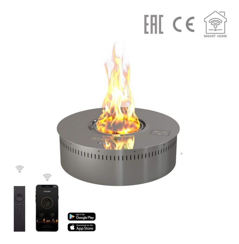 Биокамин автоматический Airtone Andalle Round