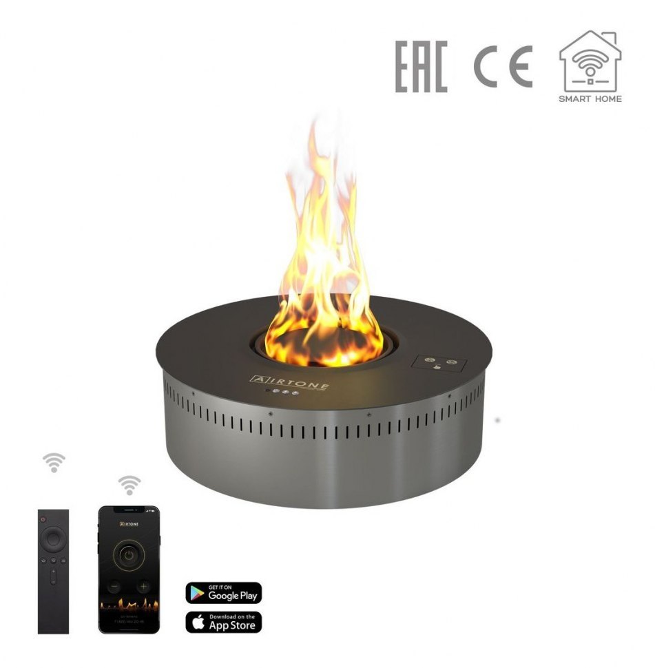 Биокамин автоматический Airtone Andalle Round
