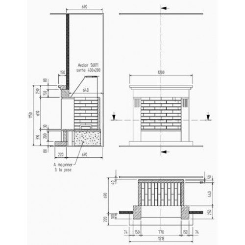 Каминная облицовка Richard Le Droff Mervalle