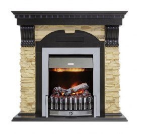 Каминокомплект Dublin - Вегне / Сланец с очагом Danville Chrome FB2