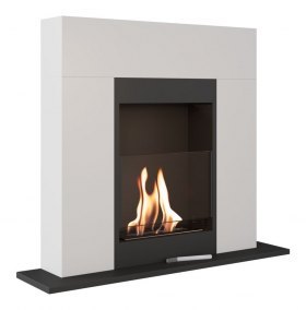 Биокамин Kratki WHISKEY 2 белый, TUV