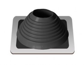 Уплотнитель кровельный №6 силикон 127-228 mm чёрный (black)