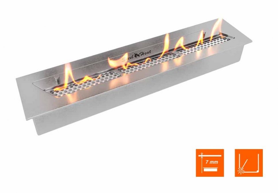 Биокамин напольный SteelHeat TETRISE 900 красный