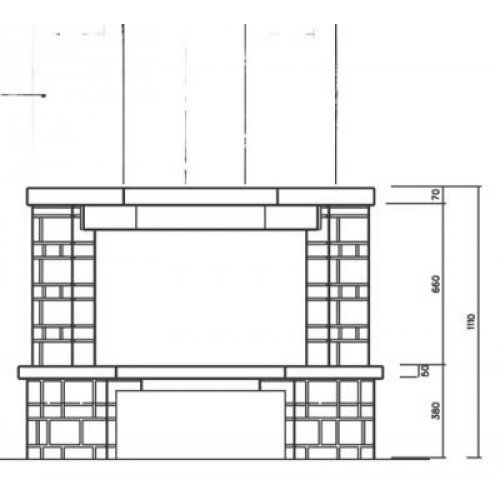 Каминная облицовка EdilKamin Siviglia