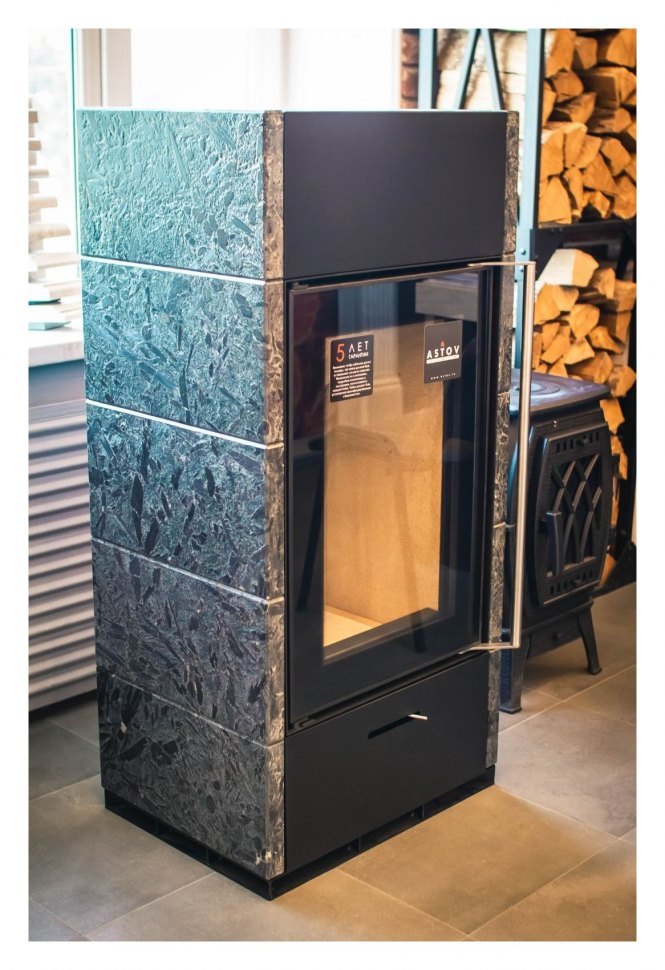 Печь-камин Астов Киви ПК 5070 5МК Пироксенит Антик