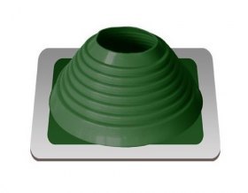 Уплотнитель кровельный №6 силикон 127-228 mm зелёный (RR11)