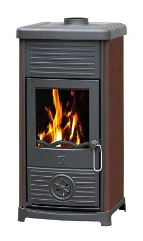 Печь MAESTRAL N, эмалированная, коричневая (Plamen)