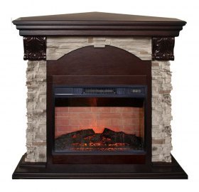 Электрокамин RealFlame Dublin Rock Corner 24 AO с Irvine 24