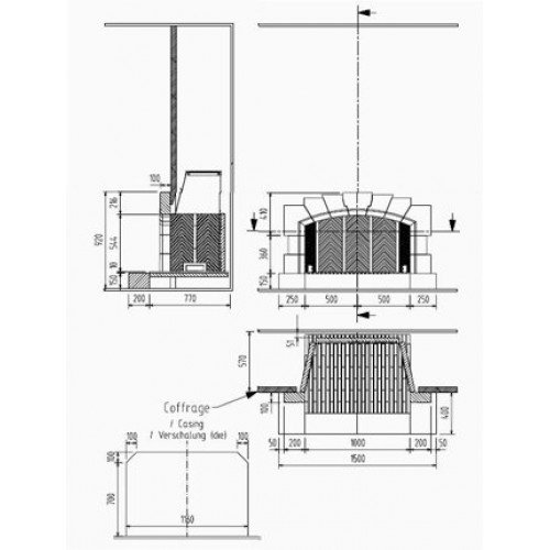 Каминная облицовка Richard Le Droff Montbrouage 200