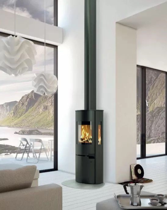 Декоративный переходник Permeter Эстет 50 черный, D 200/300 мм