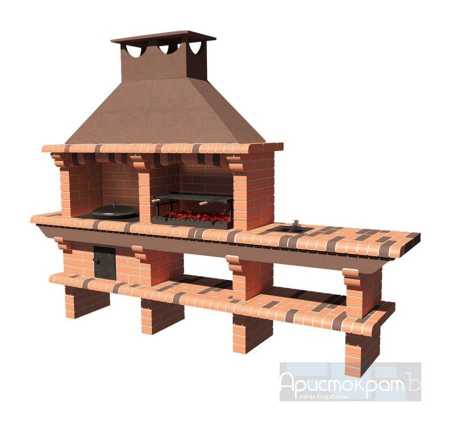 Барбекю-гриль АристократЪ 732