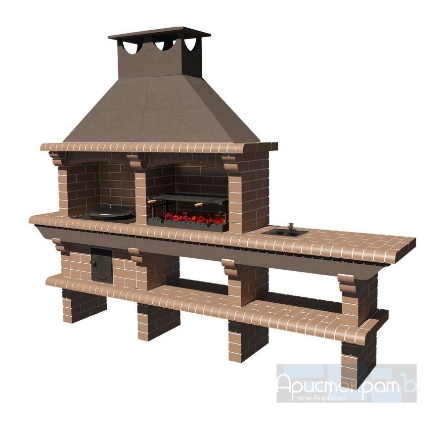 Барбекю-гриль АристократЪ 732