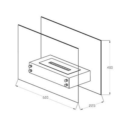 Биокамин Silver Smith Standart AIR Black