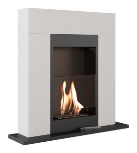 Биокамин Kratki WHISKEY белый, TUV