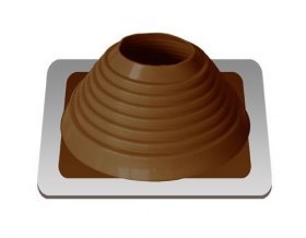 Уплотнитель кровельный №6 силикон 127-228 mm коричневый (RR32)