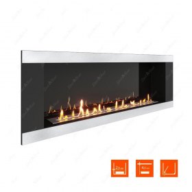 Биокамин в нишу SteelHeat LONG-H 1500 XL (Стемалит)
