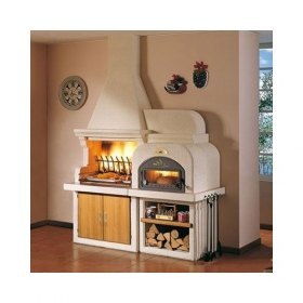 Барбекю Malibu 2: Гриль c духовкой справа (Palazzetti)