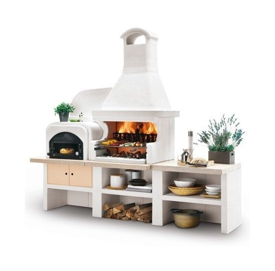 Барбекю Malibu 2: Гриль c духовкой справа (Palazzetti)