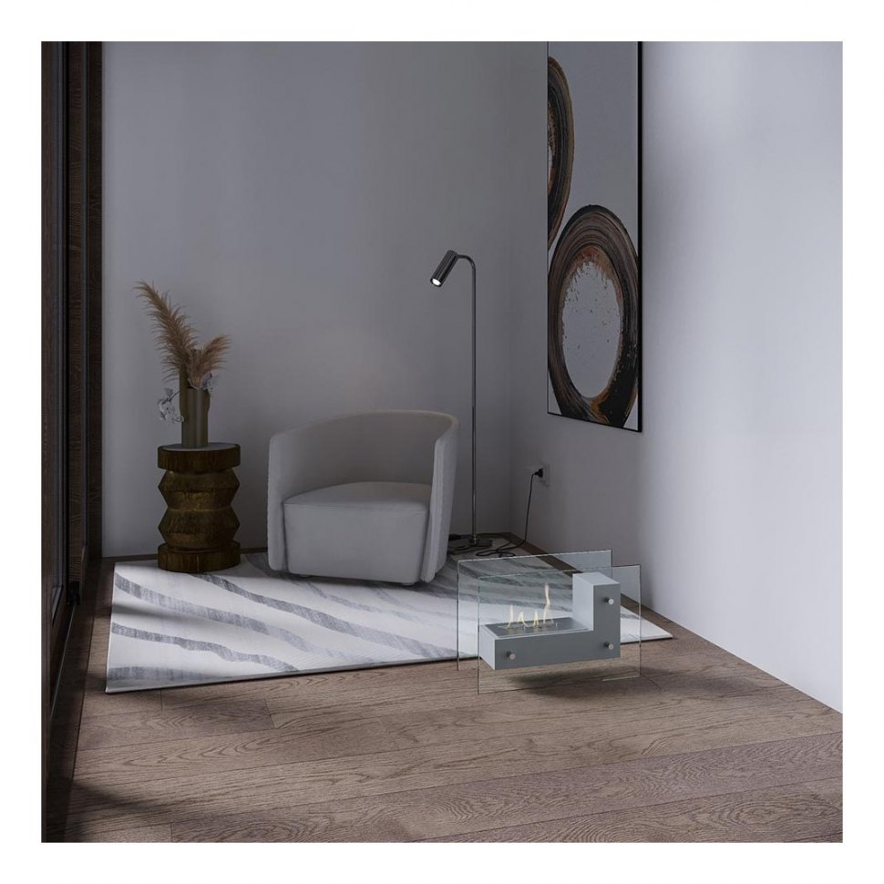 Биокамин напольный SteelHeat TETRISE 500 белый