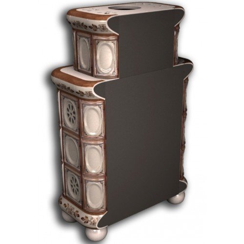 Каминная облицовка КимрПечь Медальон пристенная двухъярусная Модерн