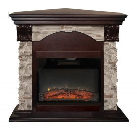 Электрокамин RealFlame Dublin Rock Corner 24 AO с Kendal 24