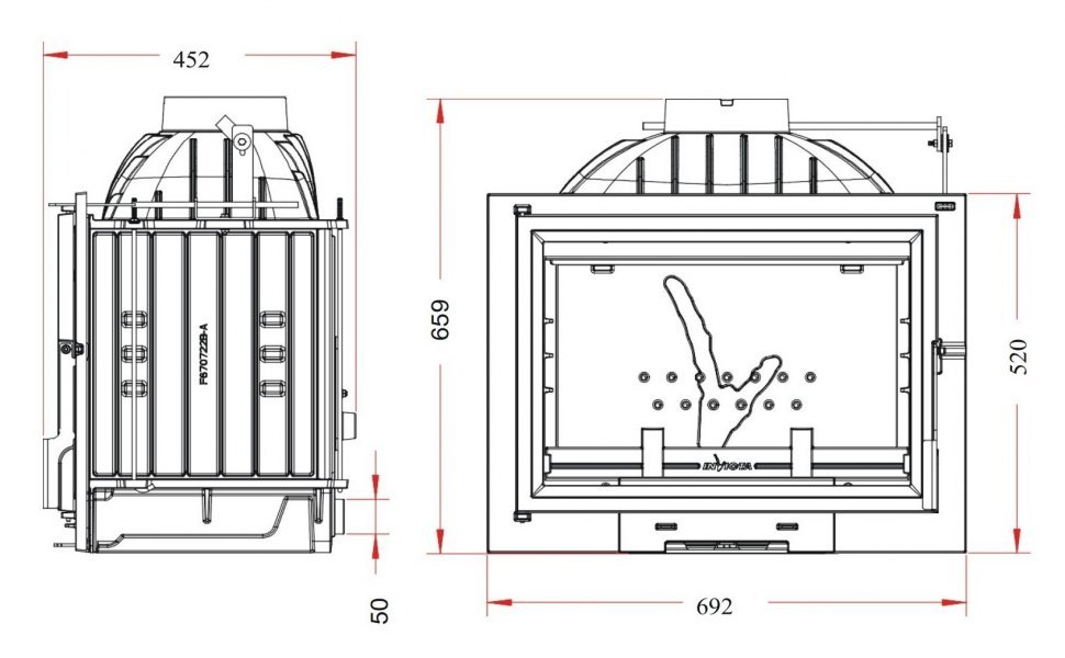 Каминная топка Invicta 700 Филос