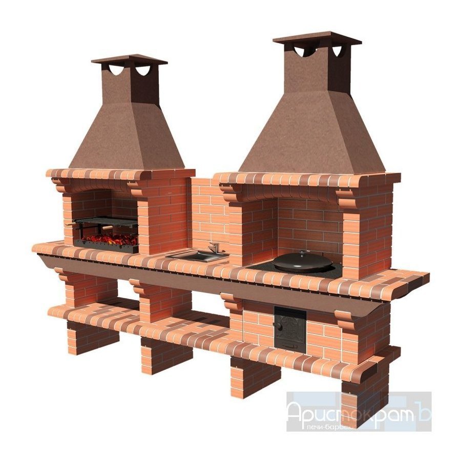 Барбекю-гриль АристократЪ 734