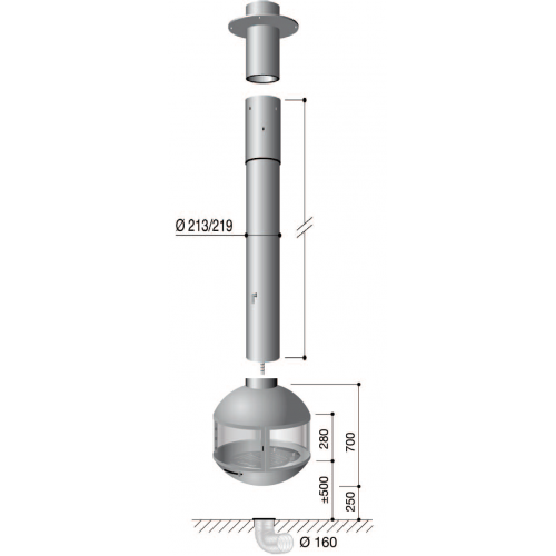 Камин дровяной Focus Agorafocus 630