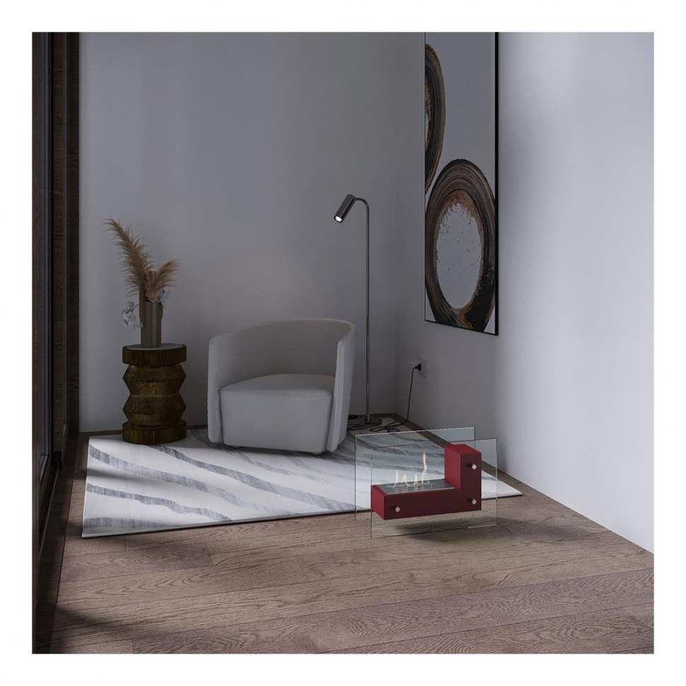 Биокамин напольный SteelHeat TETRISE 500 красный