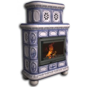 Каминная облицовка КимрПечь Медальон пристенная двухъярусная Голландия