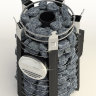 Дровяная печь для бани АВГУСТА, модификация стоун стронг со стандартной топочной дверцей, теплообменник