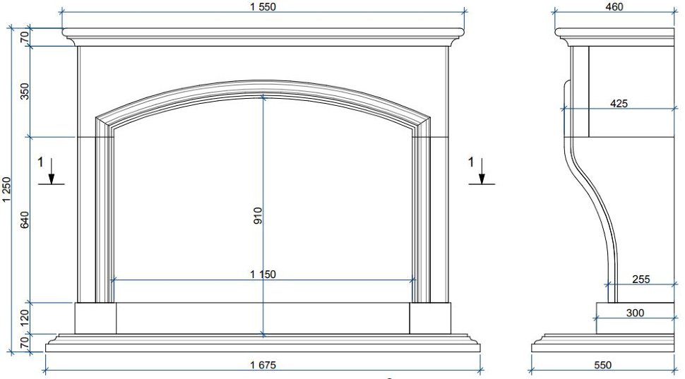 Каминная облицовка Sunhill Antverpen