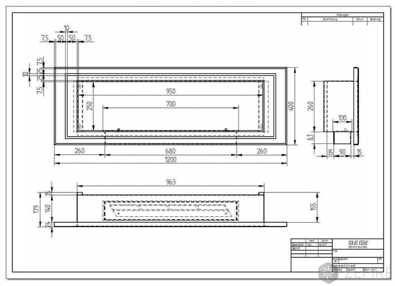 Биокамин ZeFire Sirius 1200