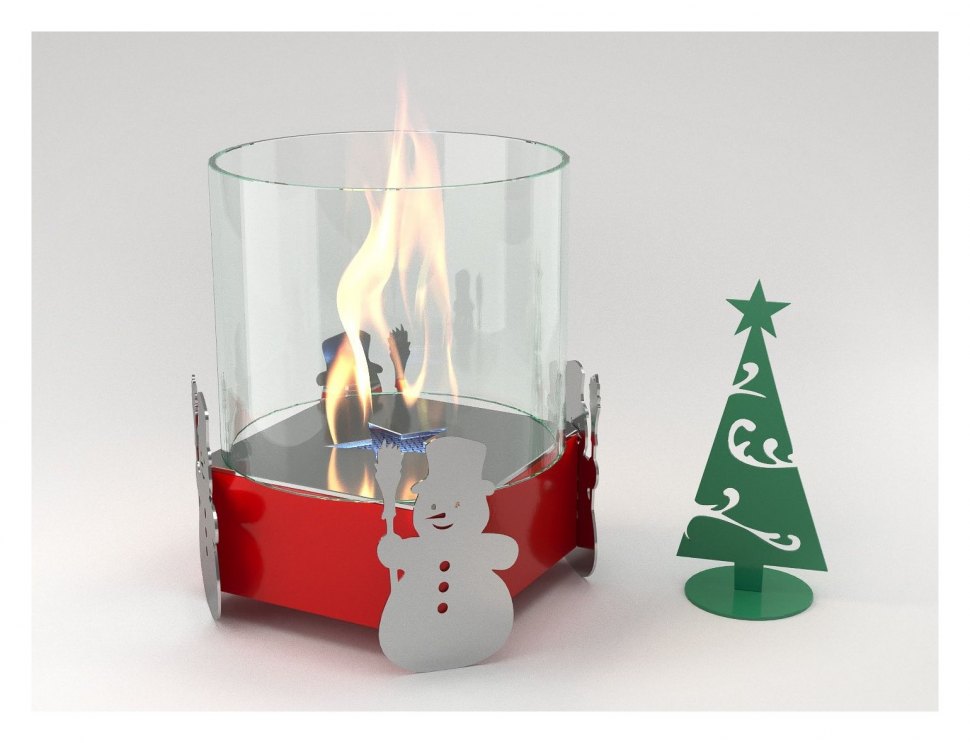 Биокамин настольный Новогодний М