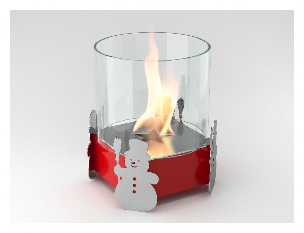 Биокамин настольный Новогодний М